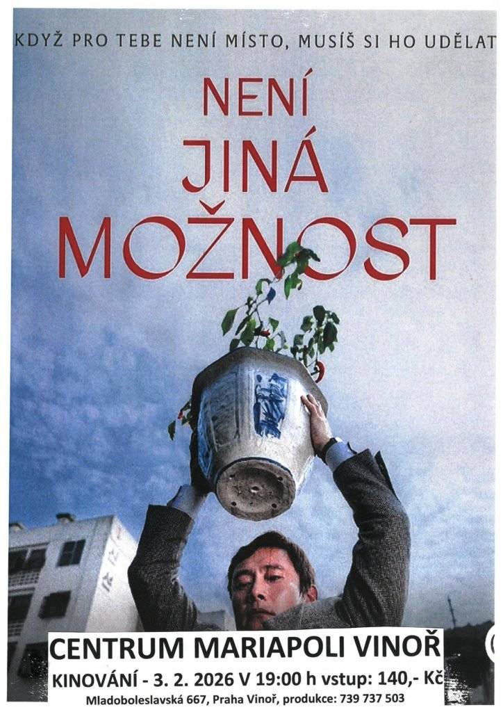 V úterý 3. 2. se kinuje. Není jiná možnost. Mariapoli od 19 hodin.  V úterý 3.2 a ve středu 4. 2. je zápis do základní školy.  V sobotu 7. 2. je ve Vinoři masopust! To bude velká atrakce! V neděli 8. 2. seminář Přirozené omlazující techniky obličeje.