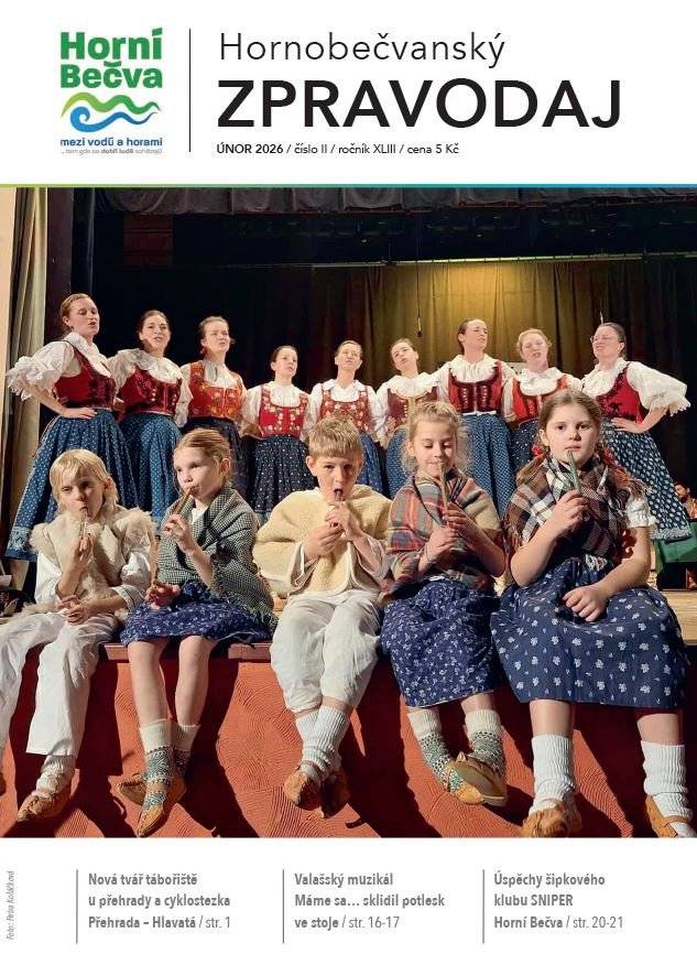 Únorové číslo zpravodaje je tady a s ním i report Valašského muzikálu Máme sa... a spousta dalších informací a pozvánek.
