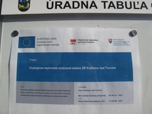 Stručný popis projektu