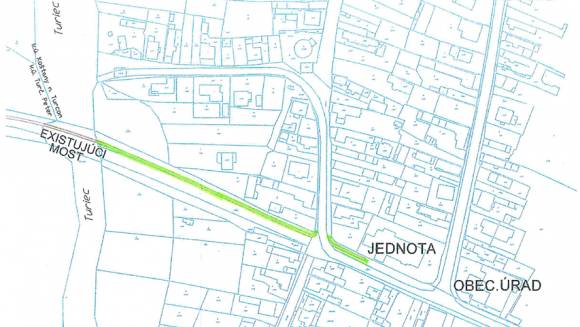 projekt v spolupráci so susednou samosprávou T. Peter. Stavebné konanie ukončené vydaním stavebného povolenia. Projekt pripravený pre výzvu z EF, prípadne prefinancovanie z iných zdrojov.