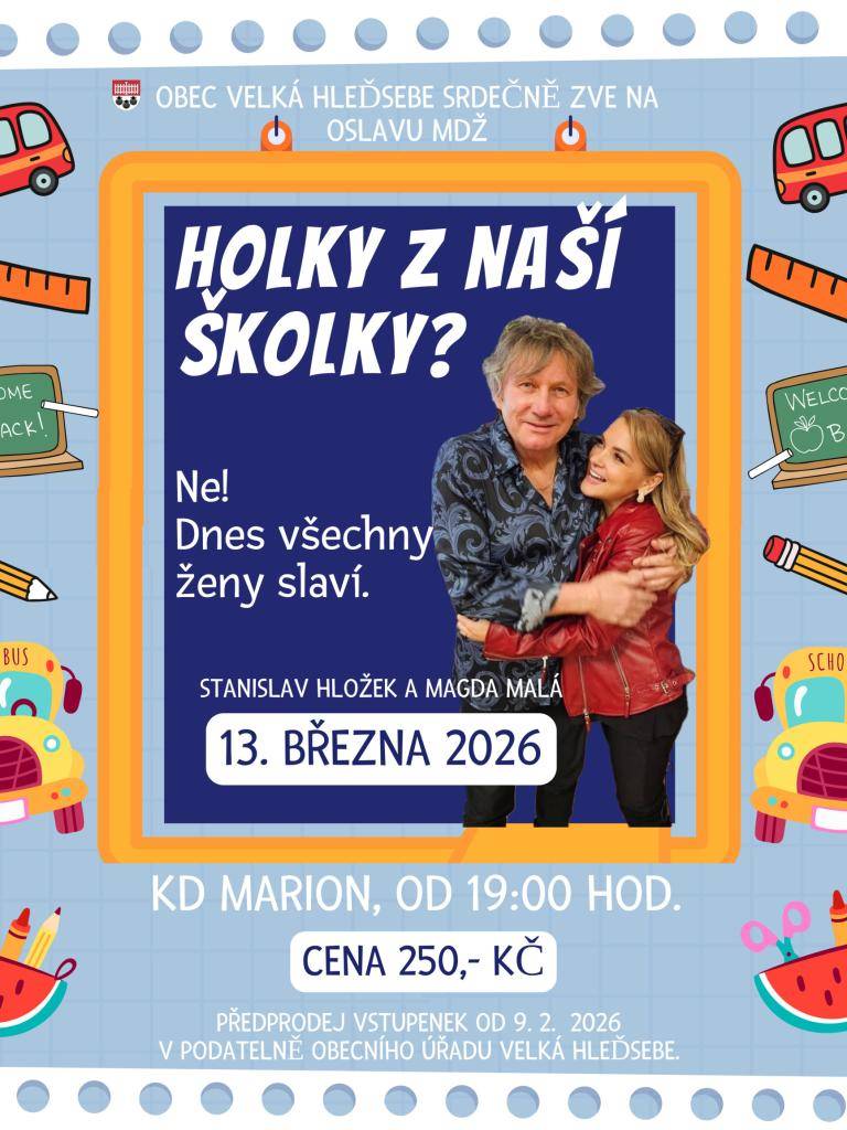 13. března 2026 od 19 hodin v KD Mario