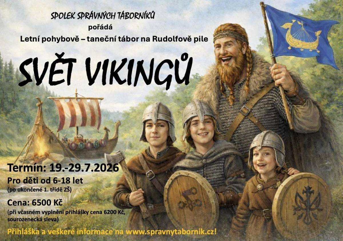 Spolek správných táborníků zve všechny zájemce na letní pohybově-taneční tábor na Rudolfově pile. Tento tábor nabízí skvělou příležitost pro aktivní trávení času a objevování nových tanečních stylů.