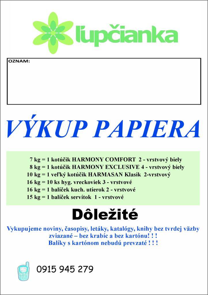Termín: 13.02.2026 (Piatok)       od 15:00 - do 15:20 pri Obecnom úrade