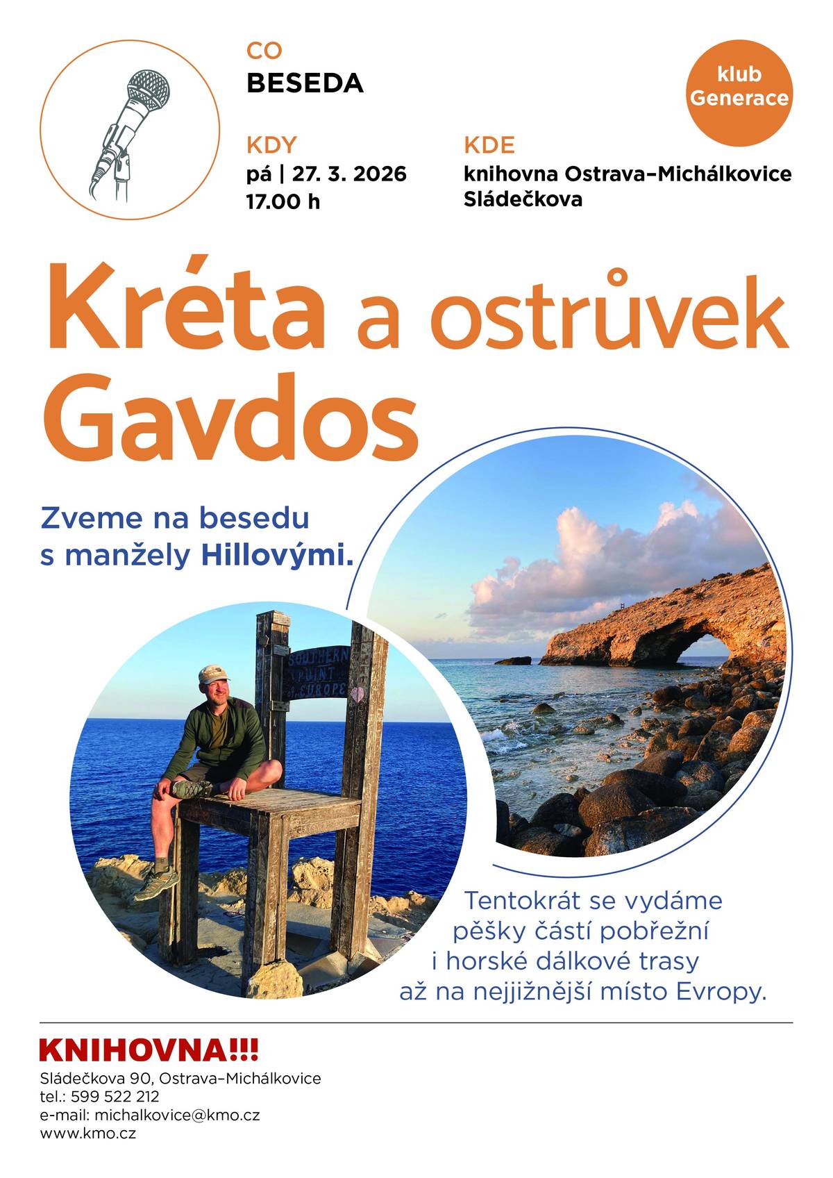 Zveme na besedu s manžely Hillovými