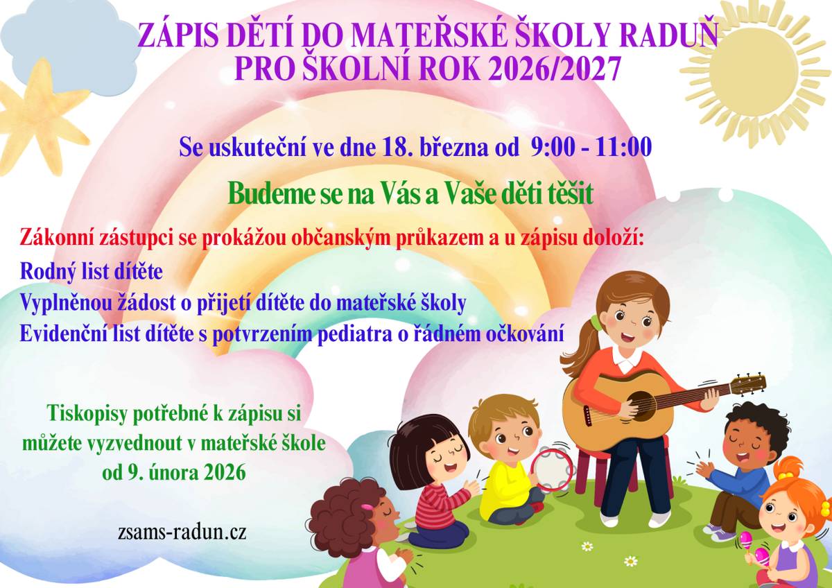 pro školní rok 2026/2027