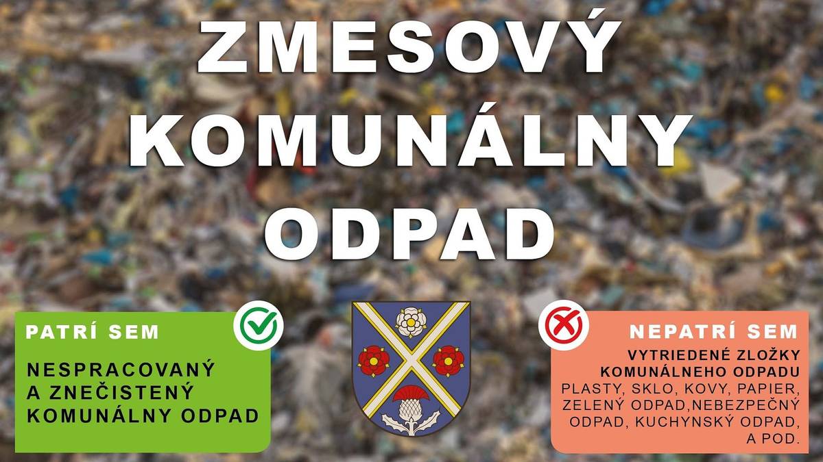 Oznamujeme Vám, že zajtra sa uskutoční zber zmesového komunálneho odpadu v našej obci.   Nádoby na zmäsový komunálny odpad "smeti" vyložte na viditeľné a prístupné miesto najneskôr do 6:00 hod. v deň vývozu!  Plastové nádoby inej farby ako čiernej označte viditeľným nápísom "Komunálny odpad".   Vývažajú sa len očipované nádoby! Pre očipovanie nádoby kontaktuje obecný úrad Blatnica.   Patria sem: Materiály, ktoré nie sú vhodné na recykláciu, použité plienky a hygienické potreby, znehodnotený a špinavý odpad, exkrementy zvierat, mastný papier a znečistené polystyrénové obaly z jedla.   Nepatria sem: Elektro odpad, batérie, drobný stavebný odpad, objemný odpad, kovy, bioodpad, kuchynský odpad a pod., neznečistený odpad vhodný na recykláciu (plasty, sklo, papier a pod.).   Ako správne triediť odpad nájdete TU.