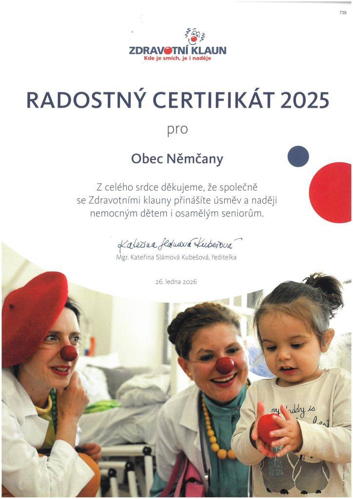 Z celého srdce děkujeme, že společně se Zdravotními klauny přinášíte úsměv a naději nemocným dětem i osamělým seniorům.