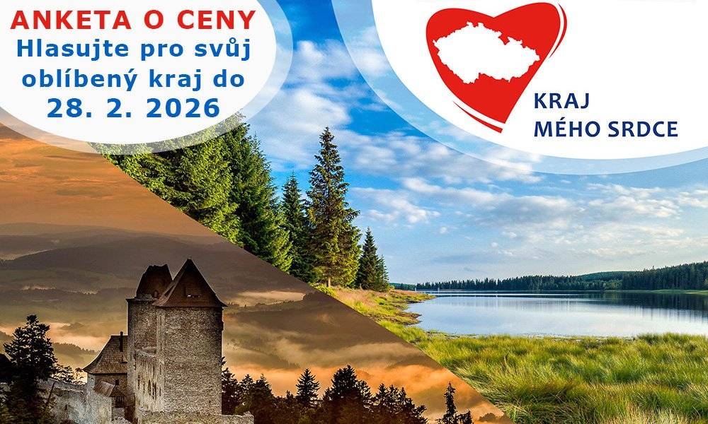 Anketa Kraj mého srdce – KAM po Česku je po roce zpět! 💚 Hlasováním můžete podpořit svůj oblíbený kraj – ten, kam se rádi vracíte za přírodou, zážitky, tradicemi i odpočinkem. Zapojit se je jednoduché – stačí vybrat své favority ve všech 9 kategoriích: 🏖️ KAM na letní dovolenou / pěší a cyklo ❄️ KAM na zimní dovolenou 👨👩👧 KAM na výlety s dětmi  🐎 KAM na koně / koňské stezky 💆♀️ KAM do lázní / wellness 🎢 KAM za zážitkem / adrenalinem 🏛️ KAM na památky 🎎 KAM za folklorem / tradicemi 🍺 KAM za pivem – historie, výroba, tradice