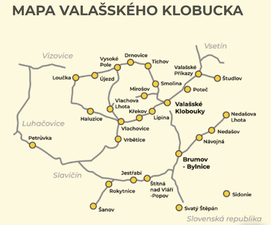 Přinášíme přehledné informace o každé obci z našeho Mikroregionu Valašské Klobucko