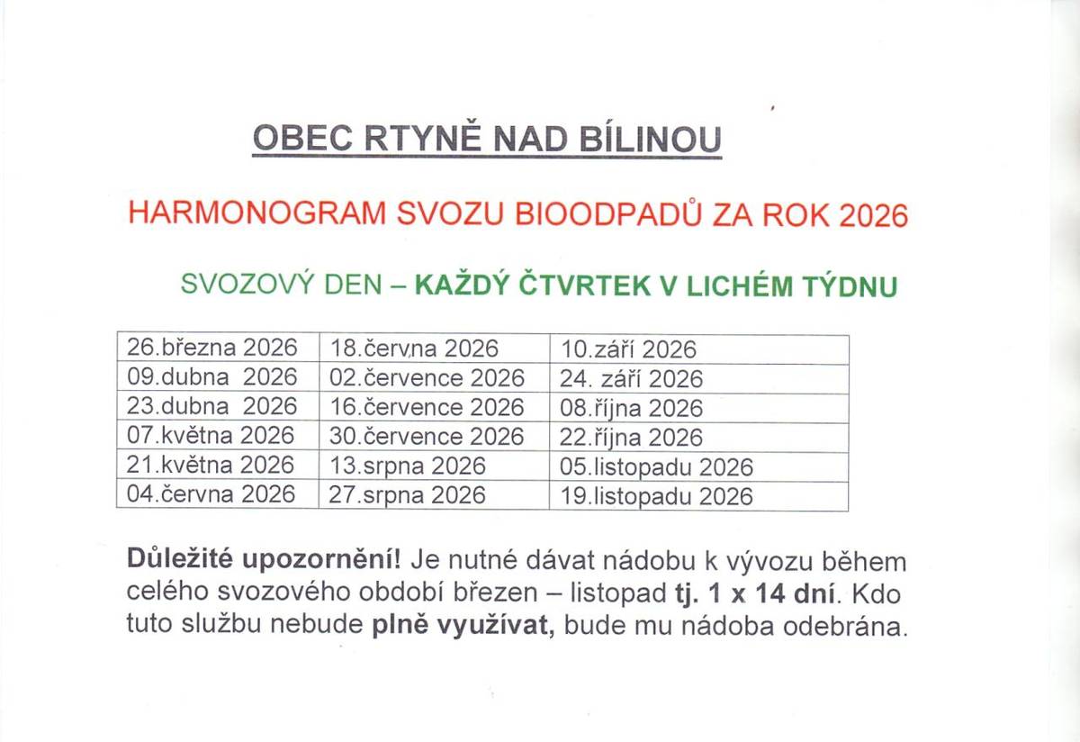 začínáme ve čtvrtek 26.března 2026   každý lichý čtvrtek do 19.listopadu 2026