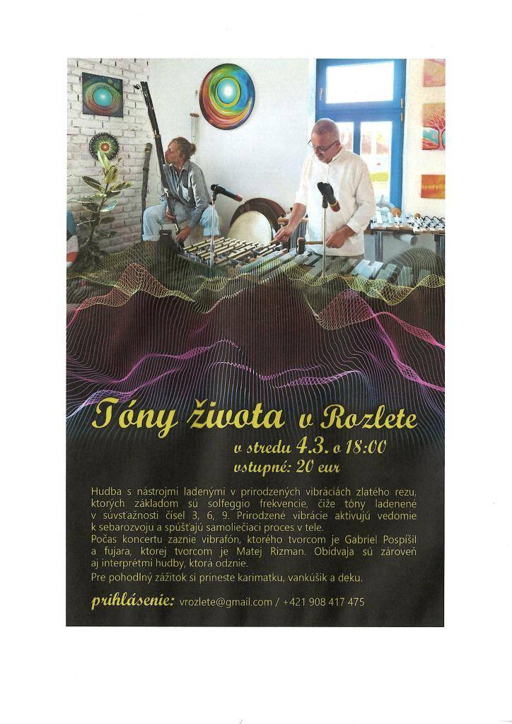 V Rozlete Tóny života