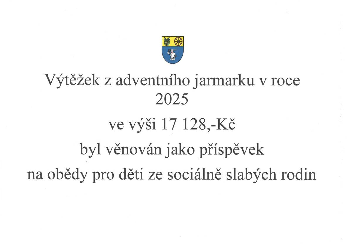Děkujeme moc všem, kteří se podíleli a přispěli na dobré dílo.