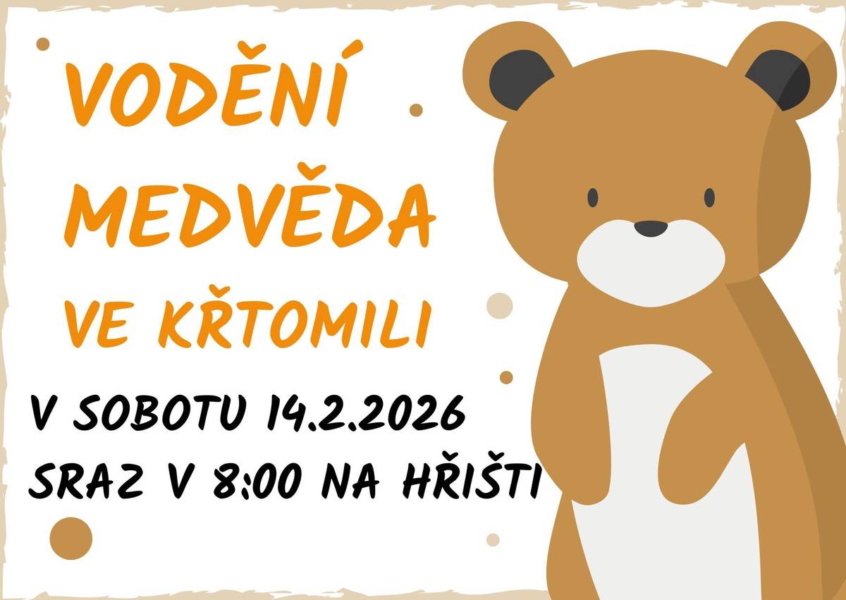 sraz v sobotu 14.2.2026 v 8:00 na hřišti