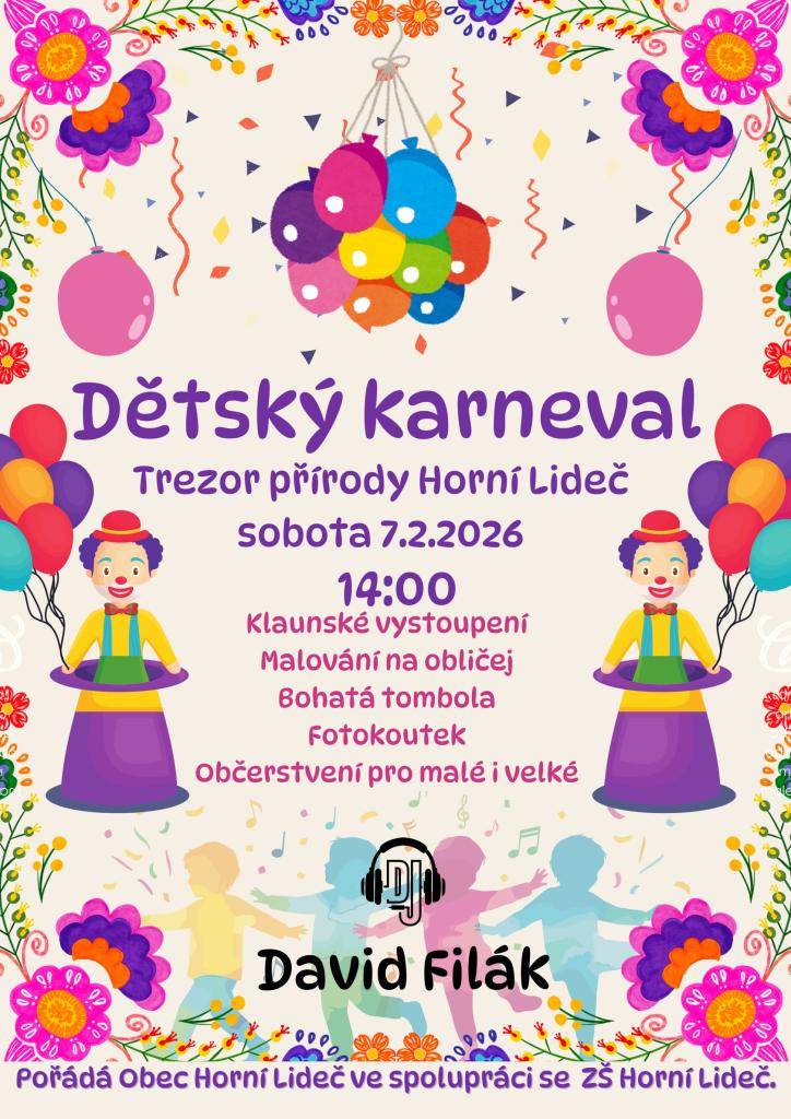 Pozvání na akci do Horní Lidče