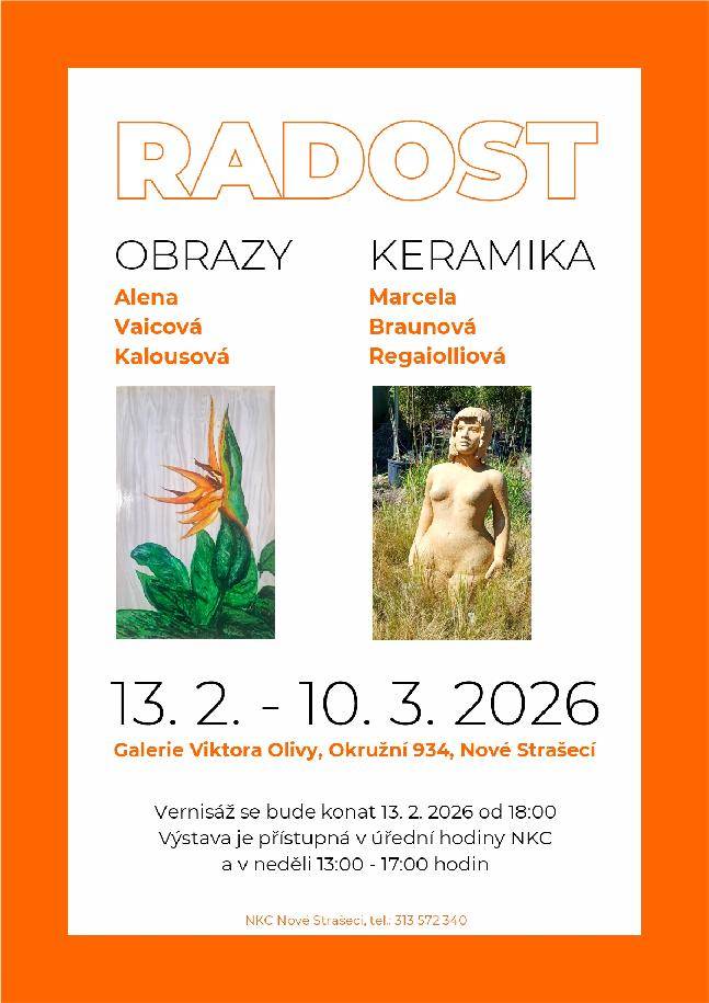 Vernisáž 13. února od 18 hodin.