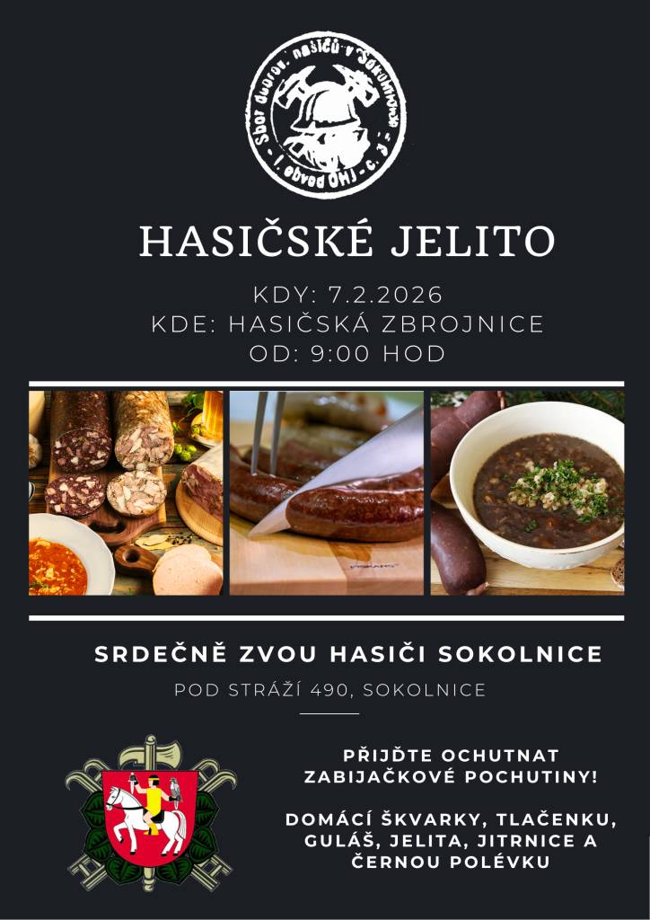 Přijďte ochutnat zabijačkové pochutiny do Sokolnic.