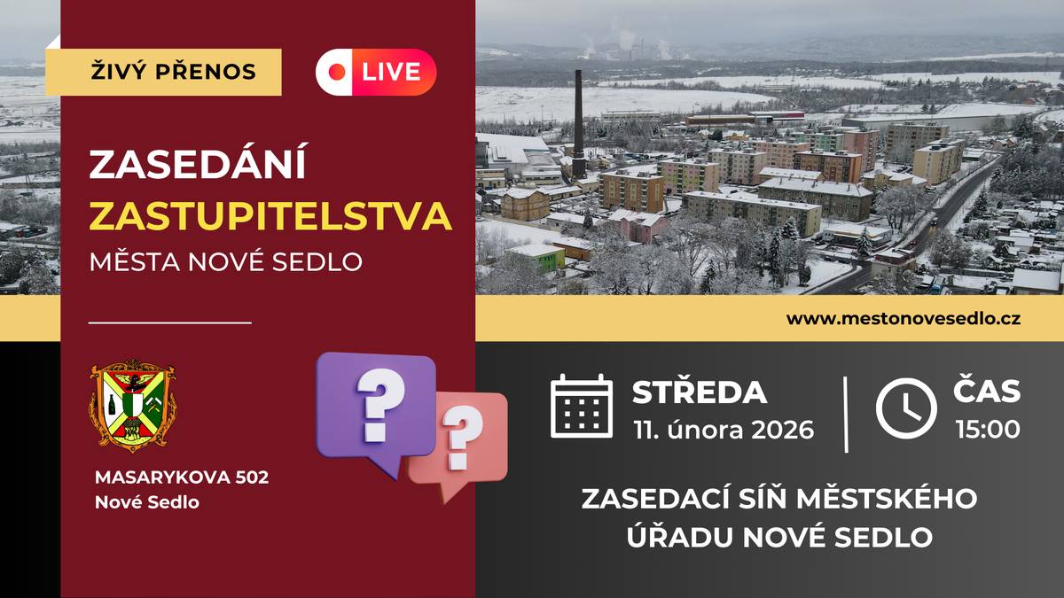 V novém týdnu nás čeká 1. jednání zastupitelstva města v tomto roce. Uskuteční se ve středu 11. února od 15:00 ve velké zasedací síni MěÚ. Jednání je veřejné a jste vřele vítáni. 👉 Nemáte čas dorazit? Nevadí — celé jednání poběží opět i online. Sledujte nás živě prostřednictvím odkazu: YOUTUBE Program jednání naleznete v příloze tohoto příspěvku.