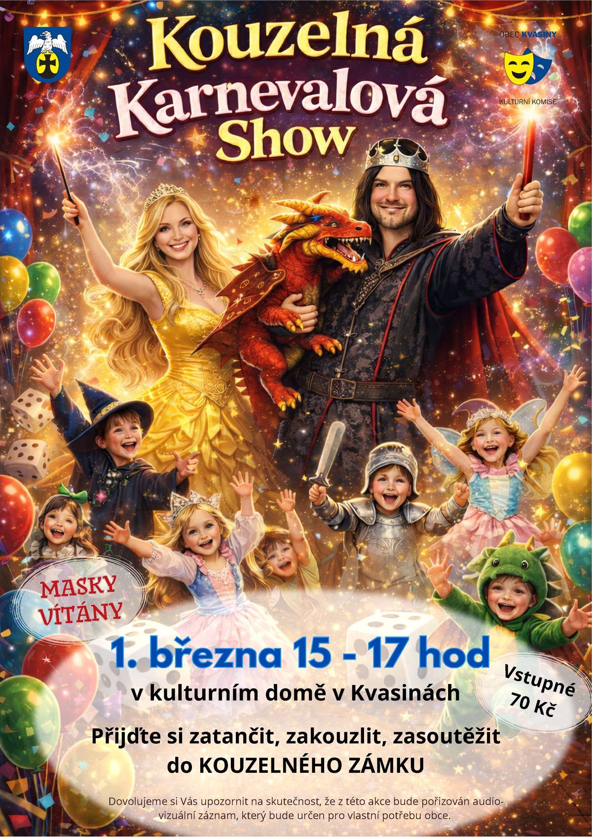 v kulturním domě v Kvasinách