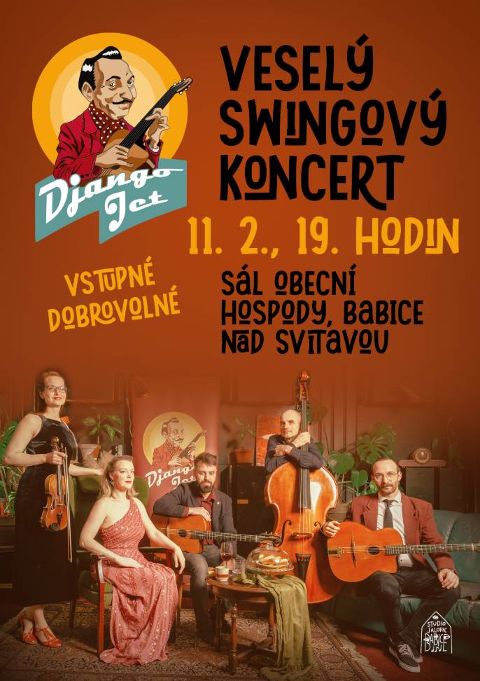 Středa 11.2.2026 v 19:00 hod. hudební sál obecní hospody Babice nad Svitavou