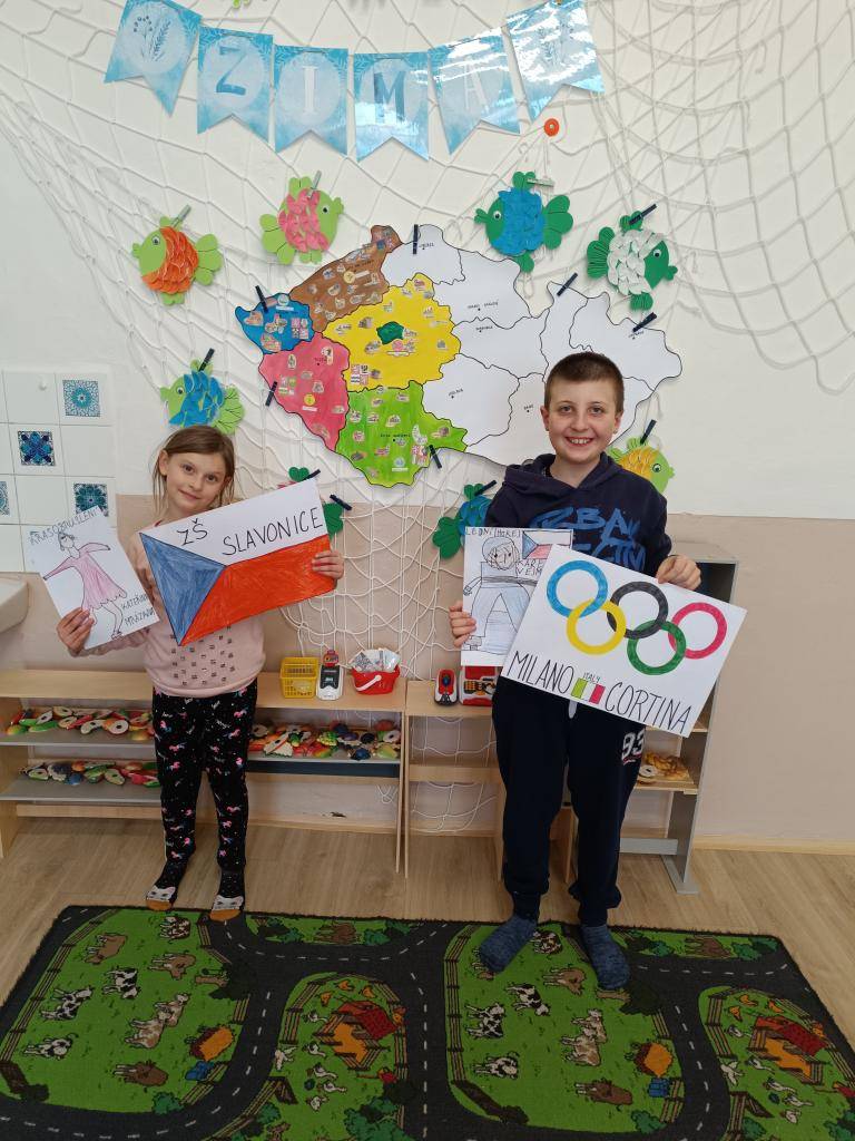 Školní družina fandí našim sportovcům na ZOH 2026 (miniprojekt)