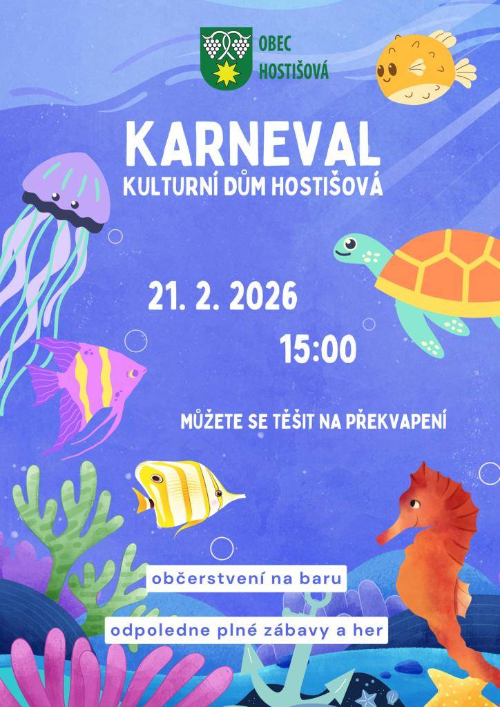 Datum: 21. 2. 2026  Kde: Kulturní dům Hostišová