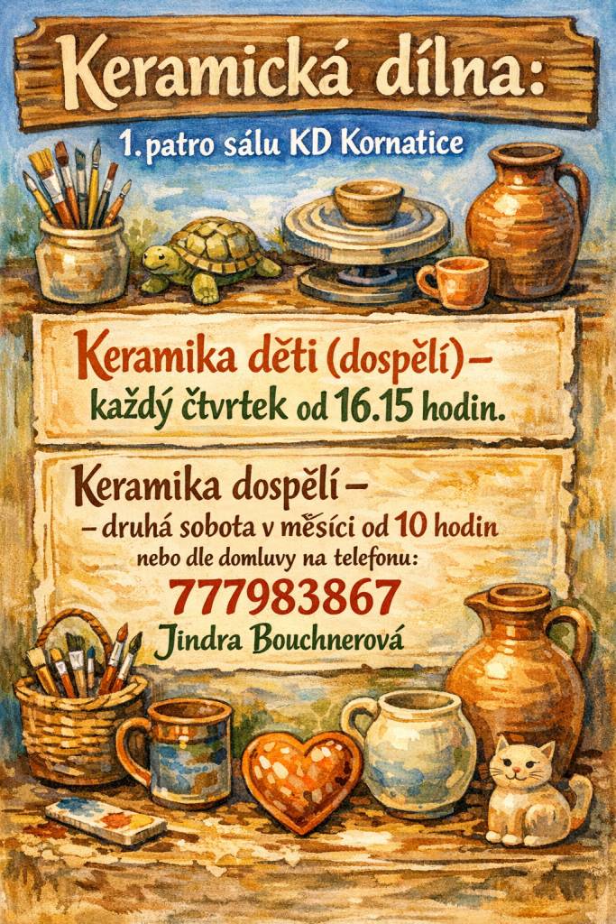 Více informací na přiloženém plakátu.