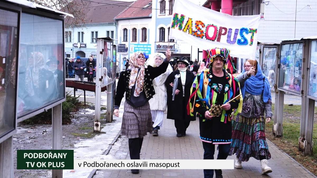 Aktuální videoreportáž z produkce TV OKplus Žatec byla právě zveřejněna na YouTube kanálu města Podbořany. Reportáž je z oslav masopustu v Podbořanech.