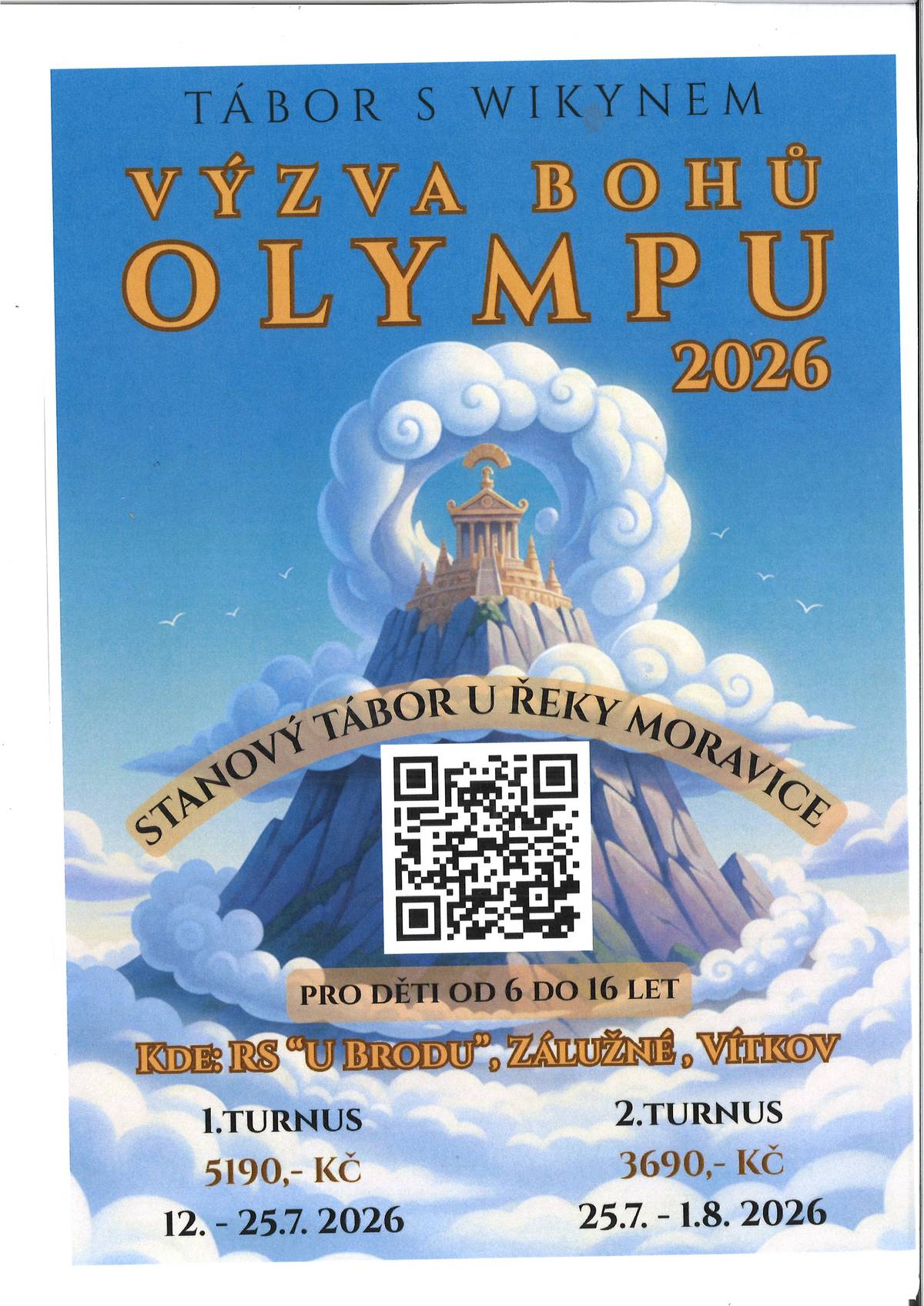 Dětský letní tábor s Wikynem v Zálužném. Více informací zde:https://taborswikynem.webnode.cz/