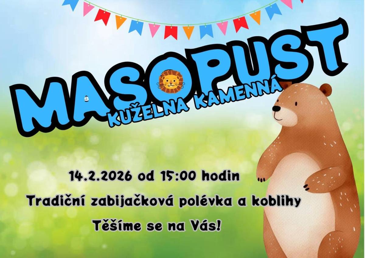Masopust - 14.2.2026 Kuželna Kamenná