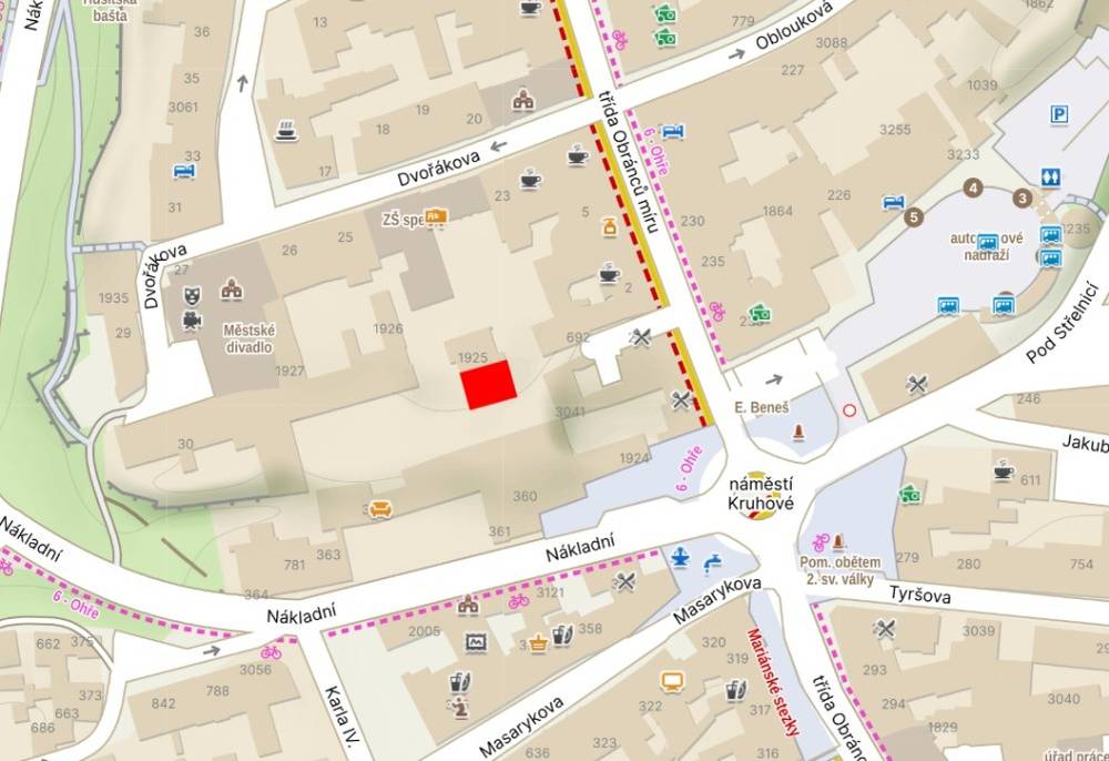 Město Žatec nabízí k pronájmu nebytový prostor v č. p. 1925 na třídě Obránců míru v Žatci.