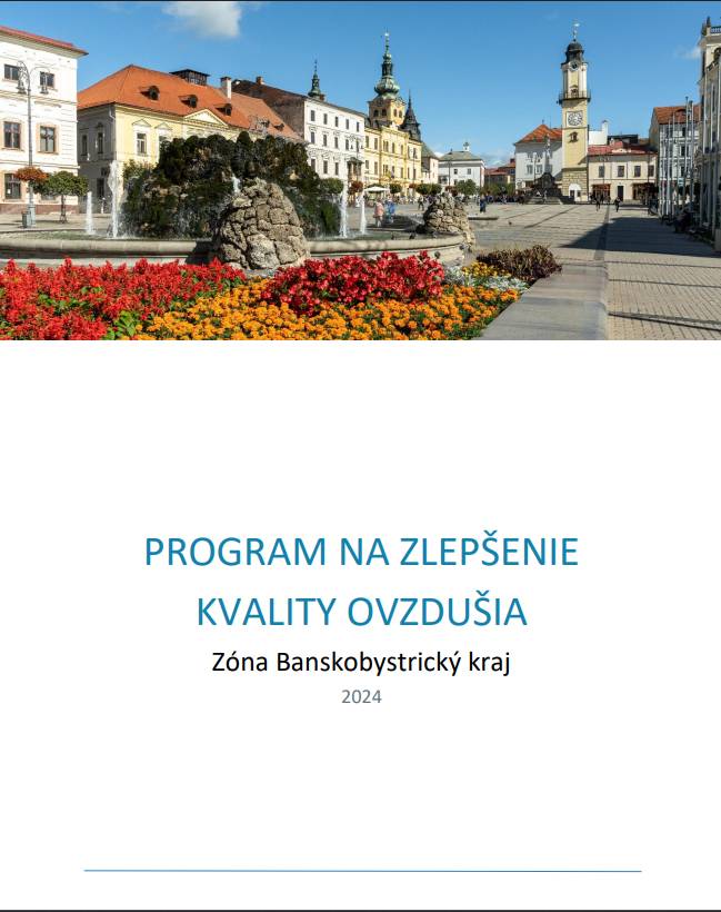 Okresný úrad Banská Bystrica, odbor starostlivosti o ŽP, oddelenie štátnej správy vôd a vybraných zložiek ŽP kraja zverejnil Program na zlepšenie kvality ovzdušia zóna Banskobystrický kraj na webovom sídle kraja.