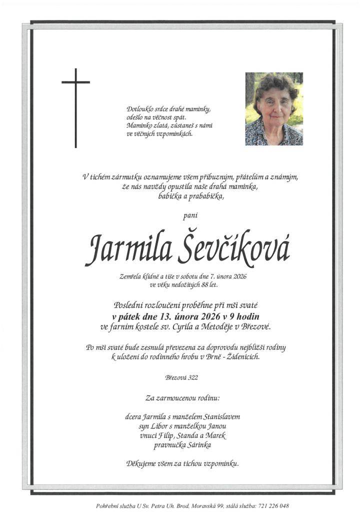 Jarmila Ševčíková
