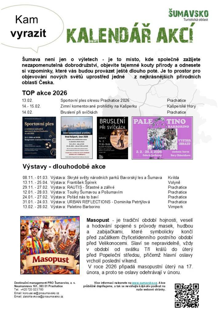 Kam vyrazit tento týden 12.2.-18.2.2026