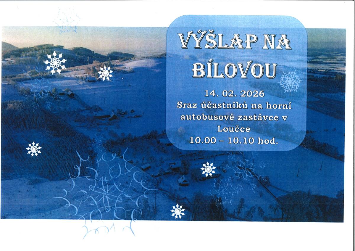 Tradiční výšlap na Bílovou, sobota 14.02.2026.
