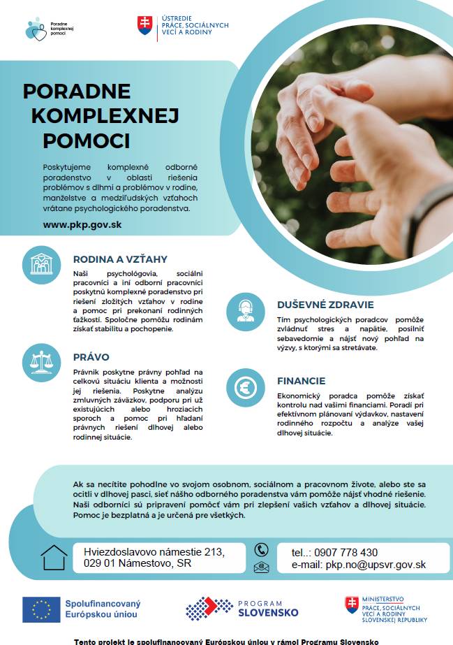 ADRESA: Hviezdoslavovo námestie 213, 029 01 Námestovo