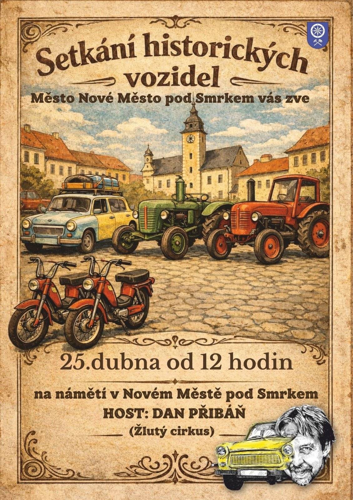 Hostem akce bude DAN PŘIBÁŇ (žlutý cirkus)