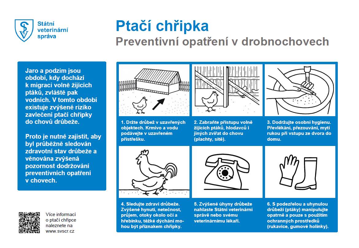 Byla potvrzena nebezpečná nákaza – newcastleská choroba v chovu ptáků chovaných v zajetí na území obce Bohumín - Skřečoň v okrese Karviná.