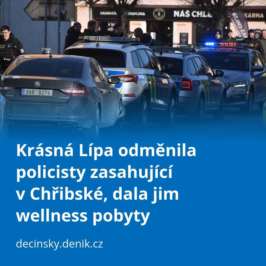 https://decinsky.denik.cz/.../oceneni-policiste-strelba... Při lednové tragické střelbě na městském úřadu v Chřibské byli na místě jako první. Nyní se dvojici policistů z obvodního oddělení v Krásné Lípě dostalo poděkování a odměny za jejich odvahu při zásahu proti střelci, jehož řádění si vyžádalo jeden lidský život a šest zraněných.