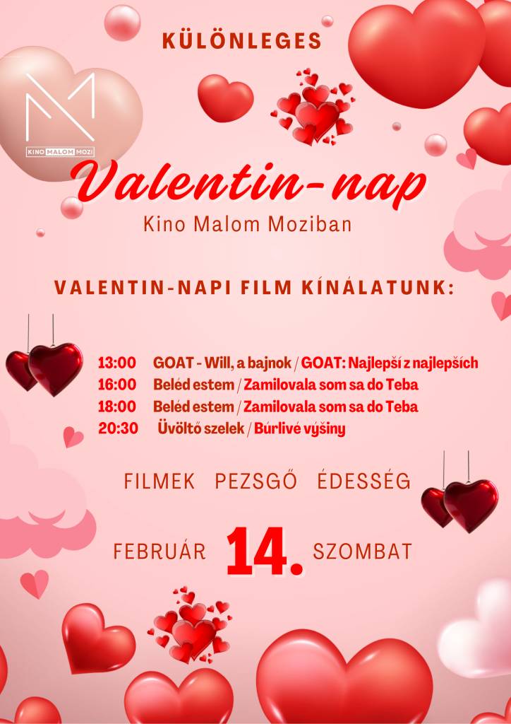 KINO MALOM MOZI NÁDSZEG (TRSTICE) - PROGRAM