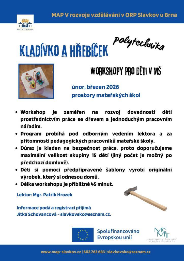 Kladívko a hřebíček