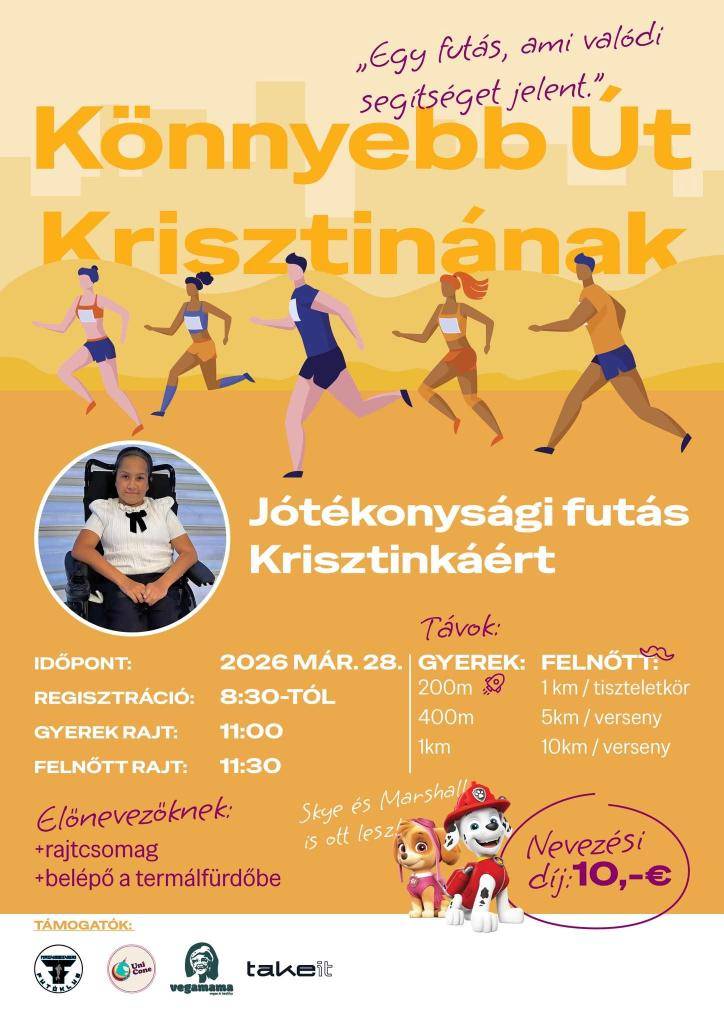 Bežte s nami - každý krok znamená skutočnú pomoc!