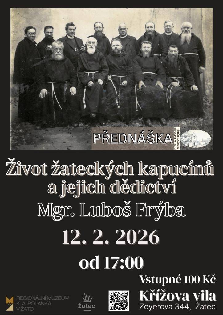 Hned tři zajímavé přednášky jsou pro zájemce připravené v tomto týdnu. V úterý se ve Staré papírně bude mluvit o chmelu, ve středu ve sladovně o Terezíně a v čtvrtek v Křížově vile o žateckých kapucínech.