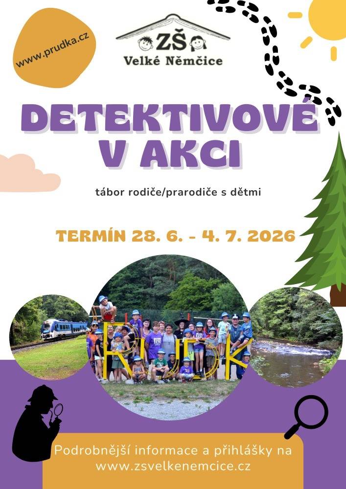 Detektivové v akci    termín 28.6.-4.7.2026