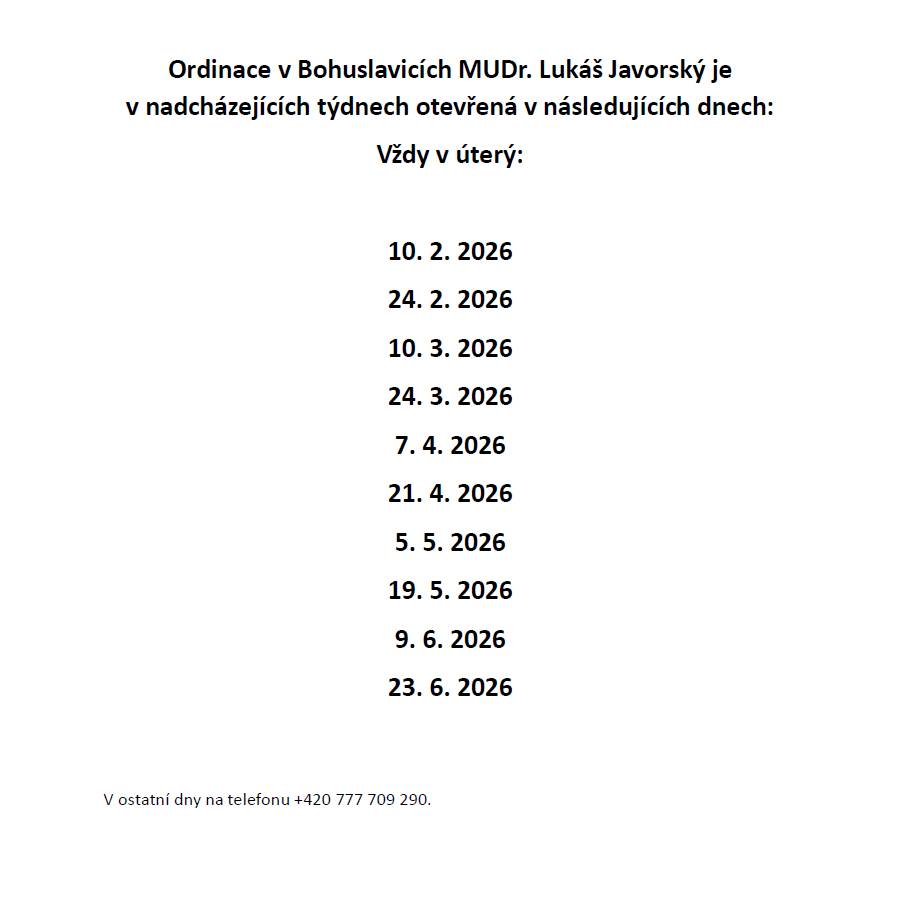 Ordinace MUDr. Lukáš Javorský