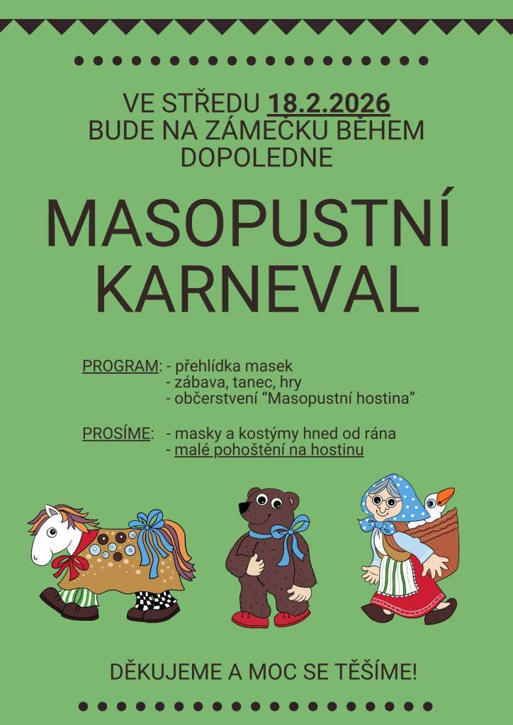 Rej masek, smíchu a tance.