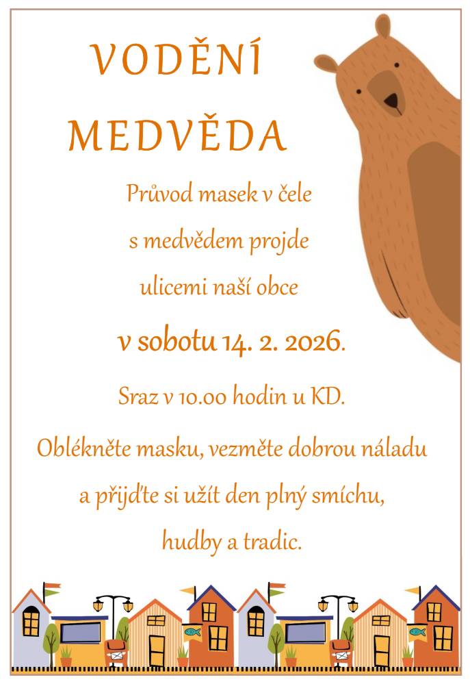 Datum: 14. 2. 2026   Kdy: v 10.00 hodin u KD