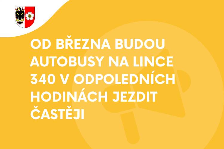 Od 1. března posilujeme autobusovou dopravu mezi Prahou a naším městem.