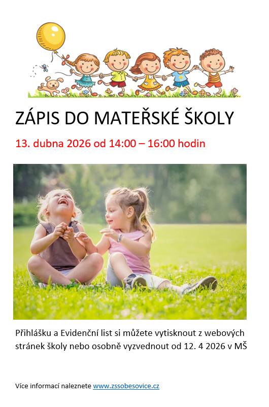 Zápis do Mateřské školy