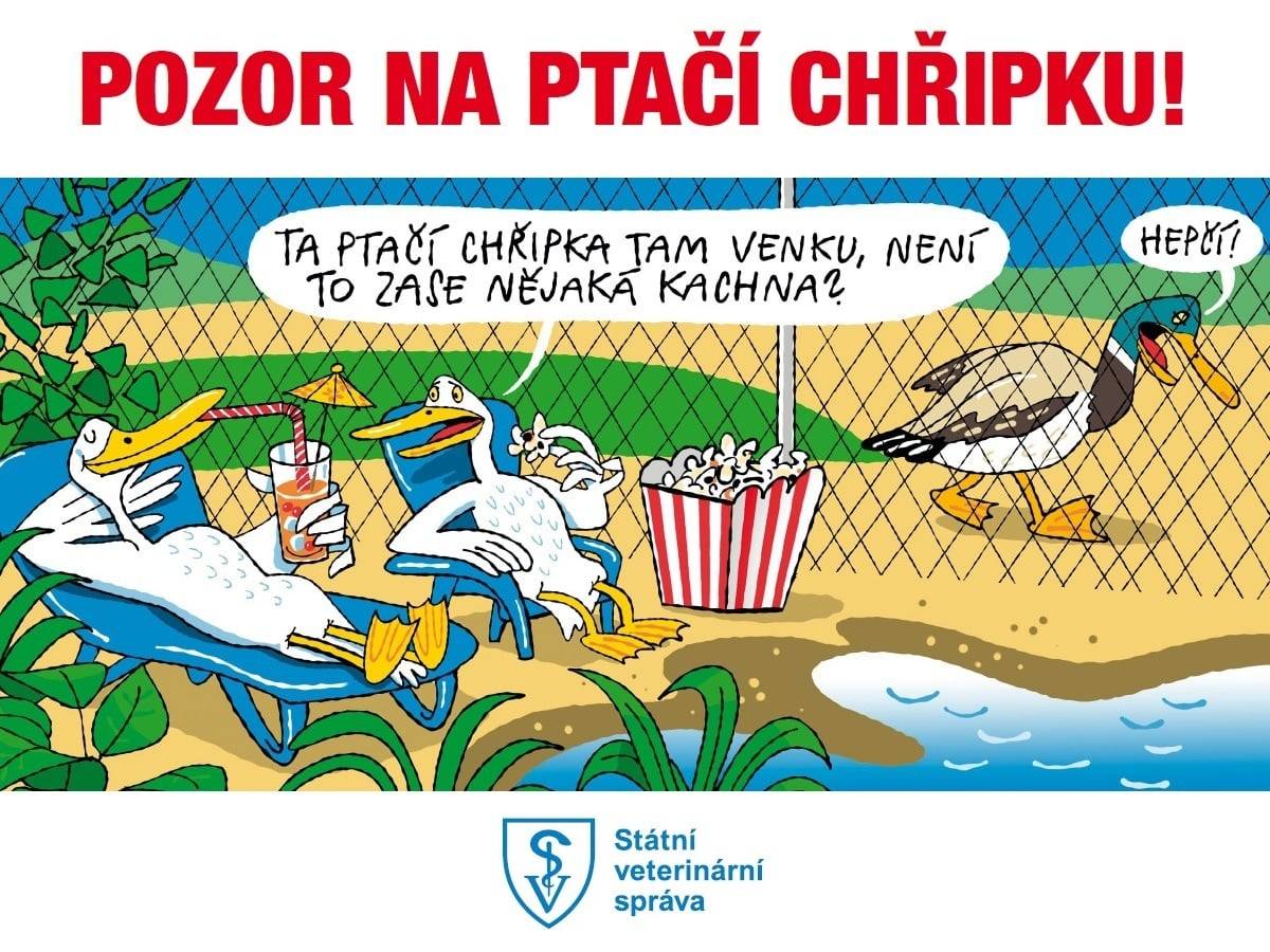 Výskyt ptačí chřipky v chovu v obci Kosičky - nařízení uzavřeného pásma pro celé správní území obce Nepolisy.