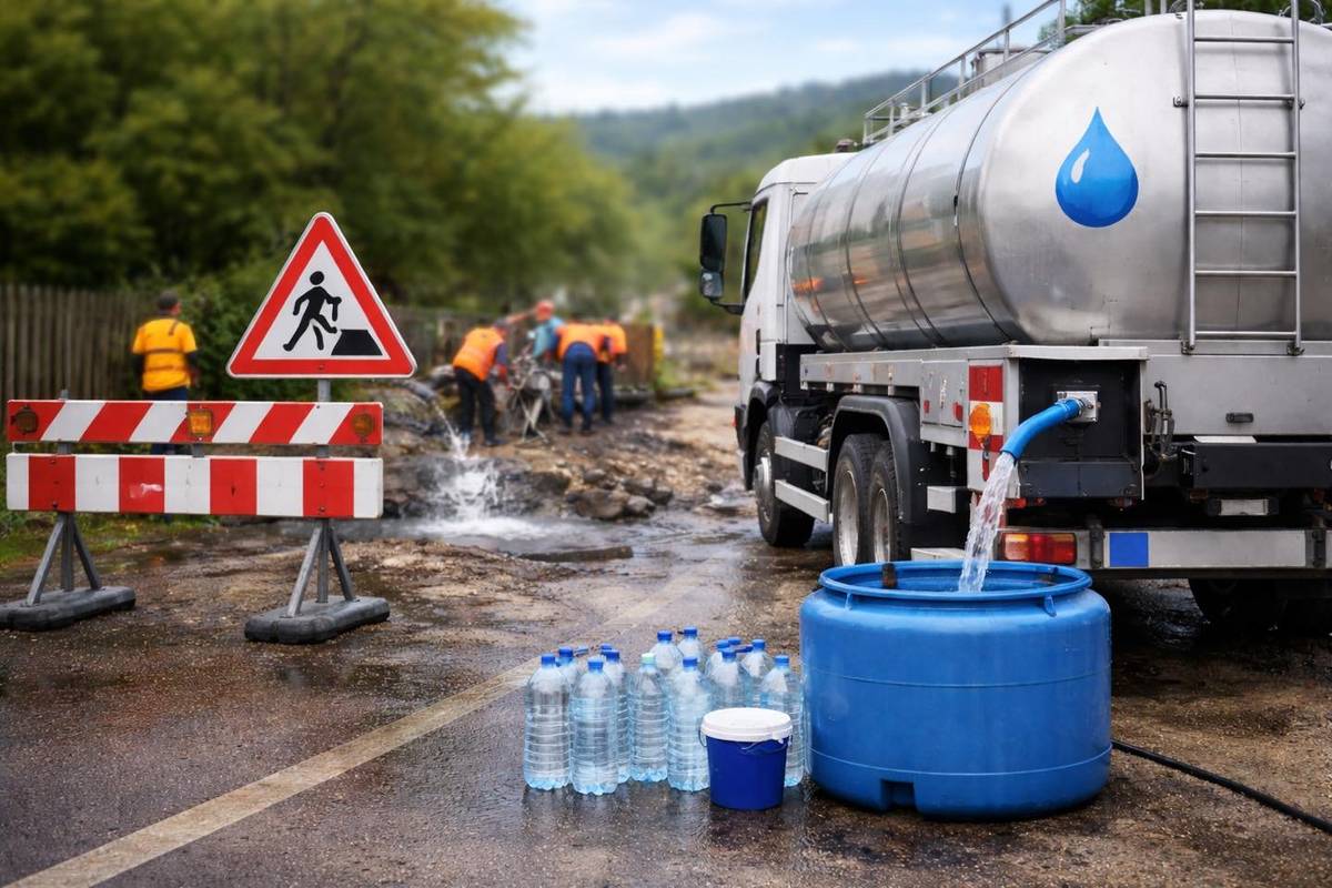 Vážení obyvatelé, informujeme vás, že došlo k poruše na vodovodním řadu v části Starých Prachatic. Na odstranění závady se již intenzivně pracuje. 🚰 Zásobování pitnou vodou je po dobu opravy zajištěno pojízdnou cisternou s pitnou vodou. Děkujeme za pochopení a omlouváme se za vzniklé komplikace.